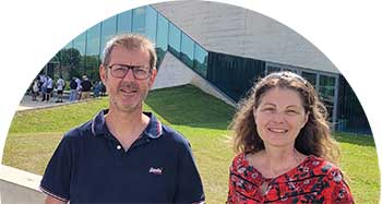 Barbara et Laurent Aude de l'agence de conciergerie Clés en Main à Montignac-Lascaux